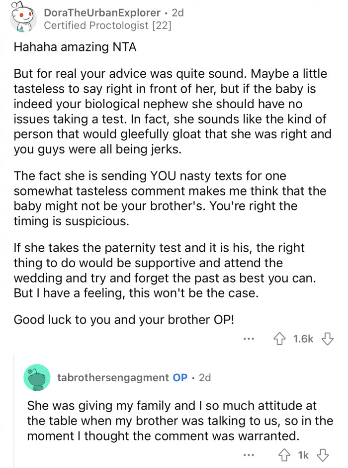 The brother should take OP's advice seriously before it's too late.