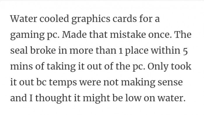 28. Water cooled graphic cards