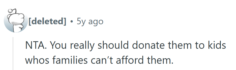 A rare case where simple math and simple morals actually line up.