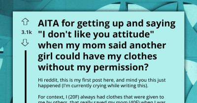 Redditor Outraged As Mom Gives Away Clothes Without Permission