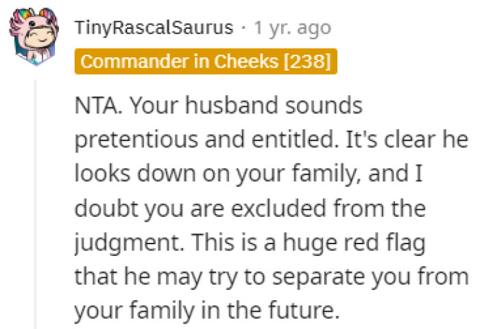 Separation from the Family