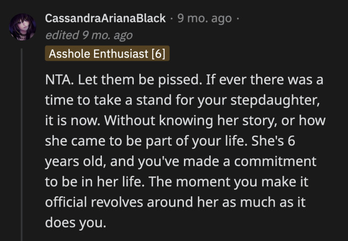 SIL can stew in anger all she wants. OP was right to prioritize her stepdaughter.