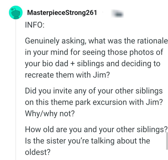 This Redditor is genuinely asking...