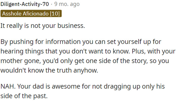 Pushing for details may lead to uncomfortable truths.