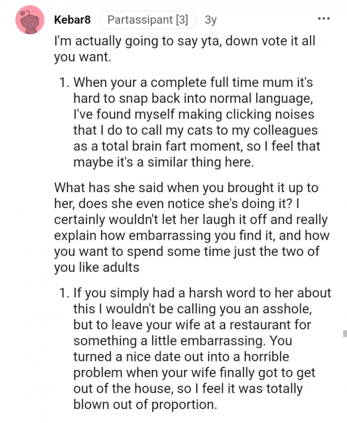 Does she even notice she's doing this?