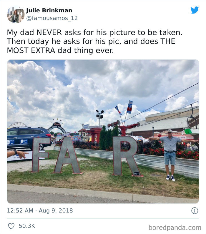 32. The most extra dad thing ever