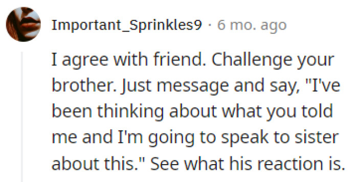 Challenge the brother