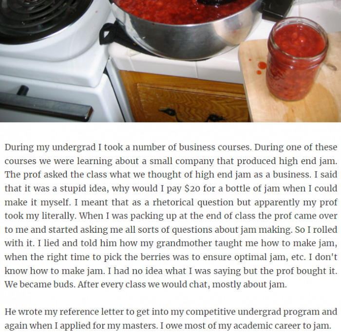 5. I took a number of business courses as an undergrad