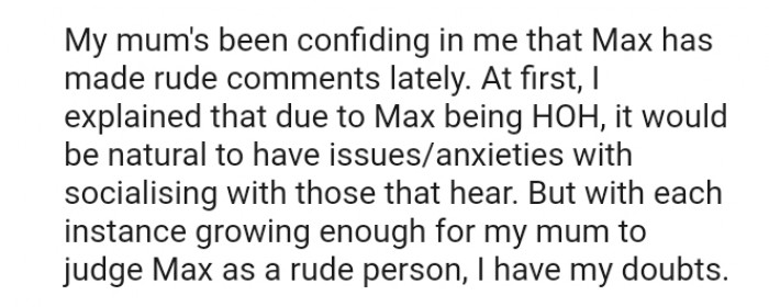 It would be natural to have issues with socializing with those that hear