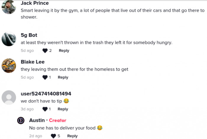 At least they weren't thrown in the trash