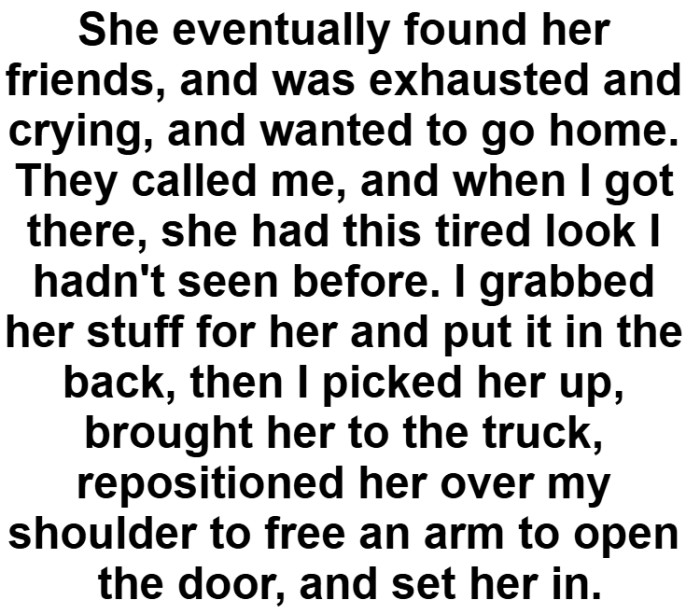 This is when he gets into the details of the story, and we definitely think something is odd here.