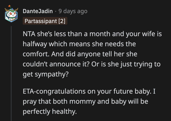 She announced it to get a room and said she wasn't allowed to do so to make herself look like a victim of some sort