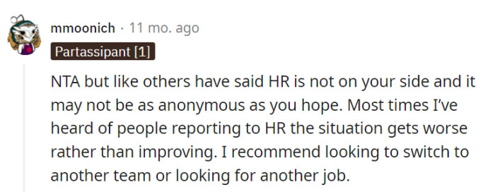 HR can be like a black hole, so consider switching teams or finding a brighter career galaxy.