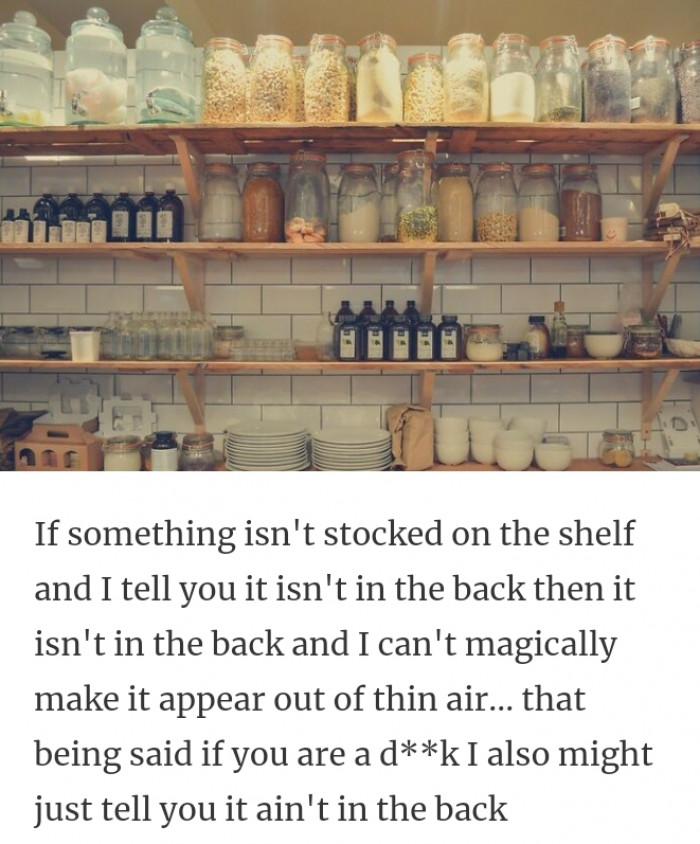 14. It's not in the back