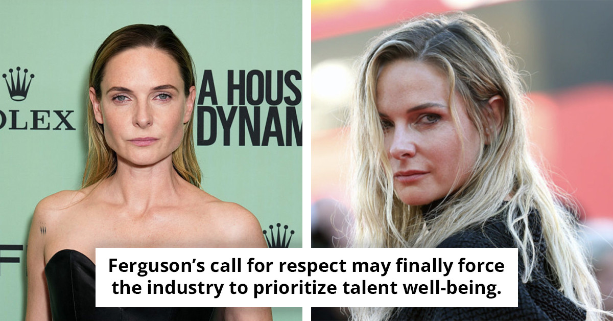 Rebecca Ferguson opens up about her 'challenging' co-star who 'yelled' at her, clarifying two names that are not involved.