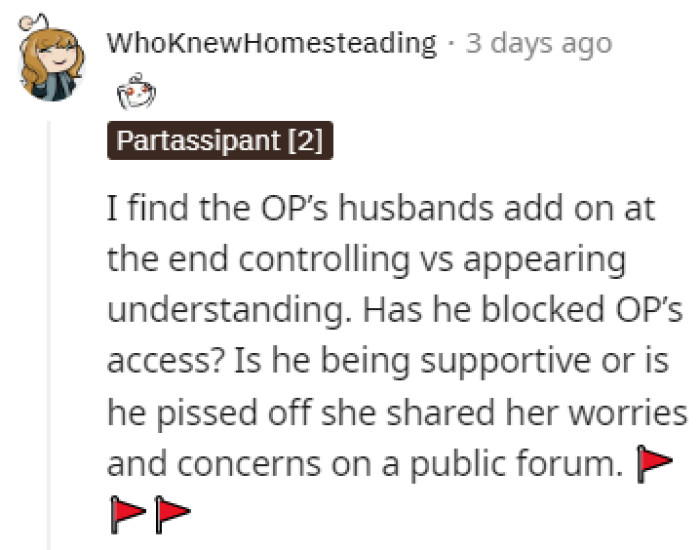 Red flags are waving