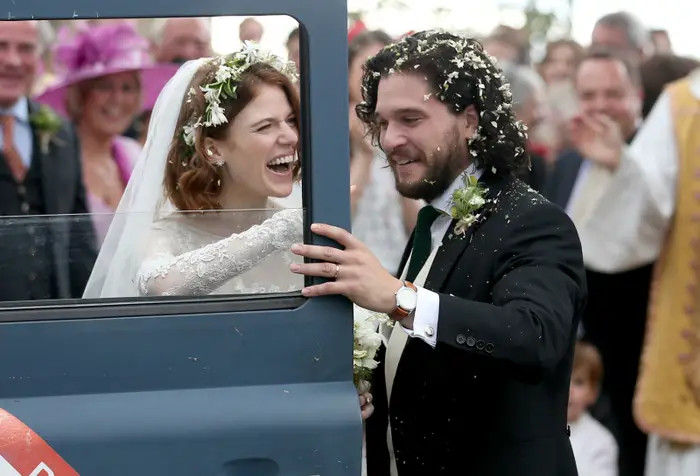 3. Rose Leslie and Kit Harington
