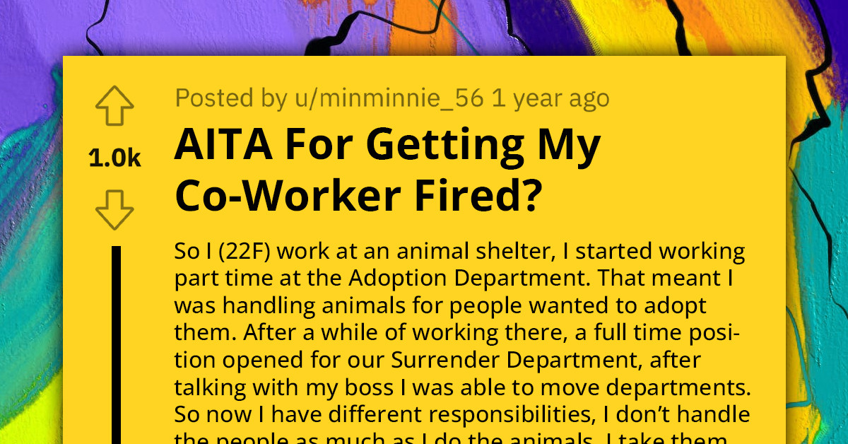Redditor Reports Shelter Coworker To Manager After She Made Inappropriate Comments About A Visitor, Resulting In Her Getting Fired