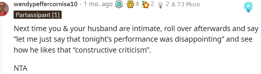 1. Throw constructive criticism back at him