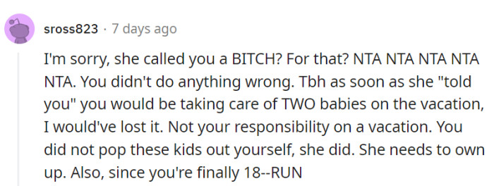 No one signed up for a surprise babysitting boot camp when booking a beach trip.