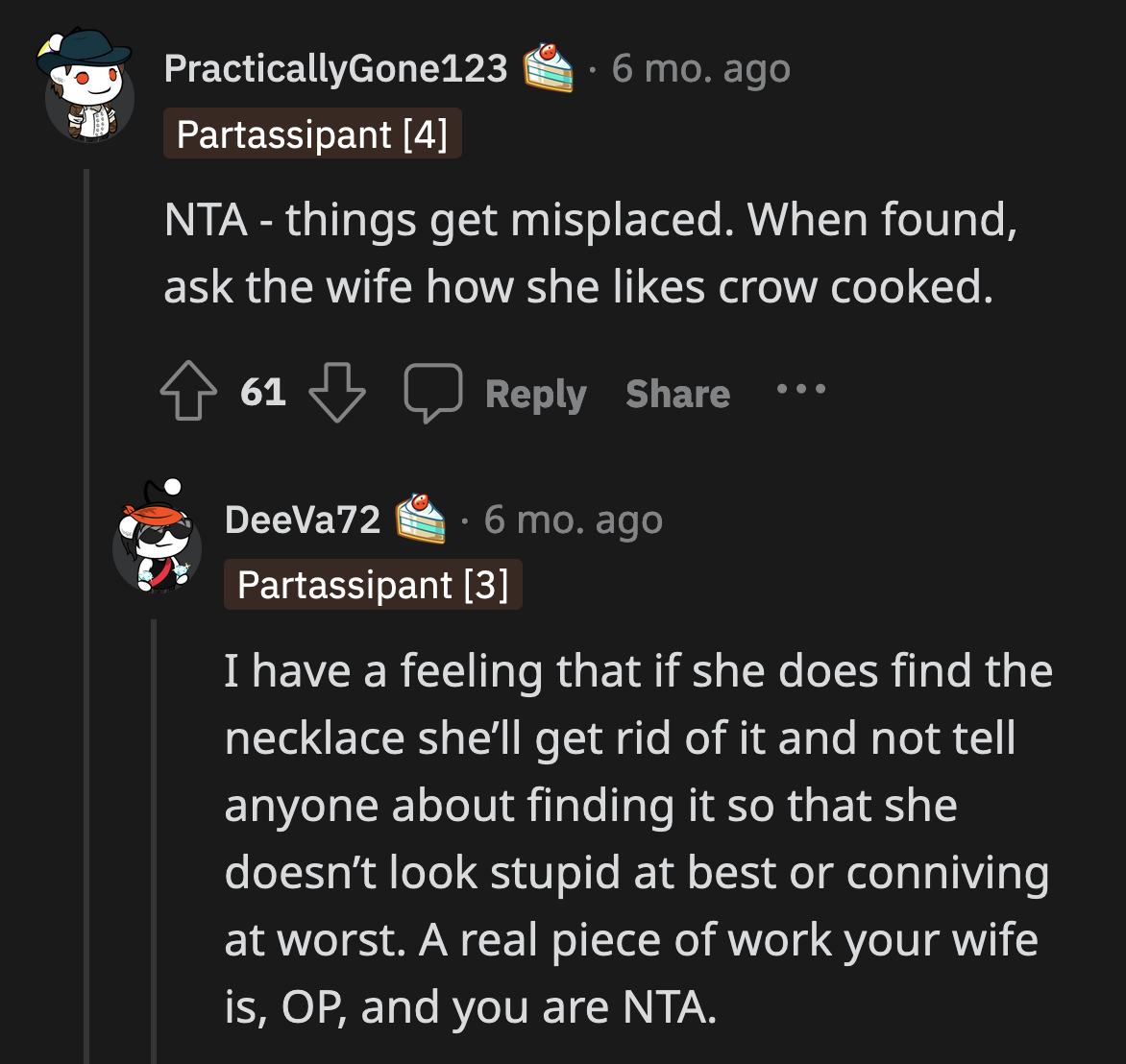 If they suddenly found the necklace elsewhere, would that be enough for Sara to apologize to Amber?