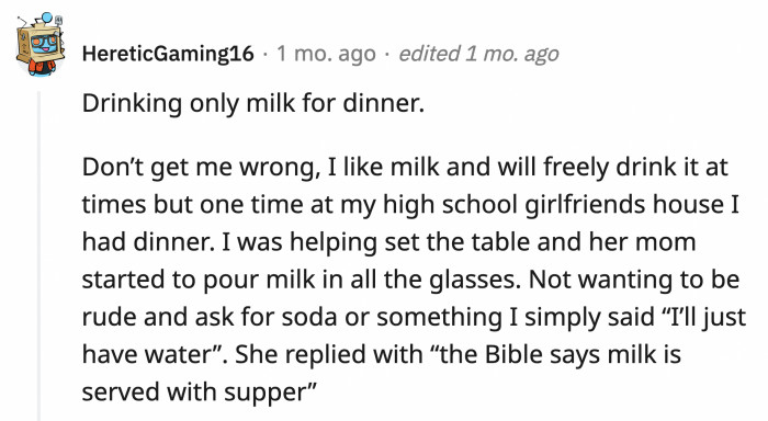 10. Well, if the Bible says so...