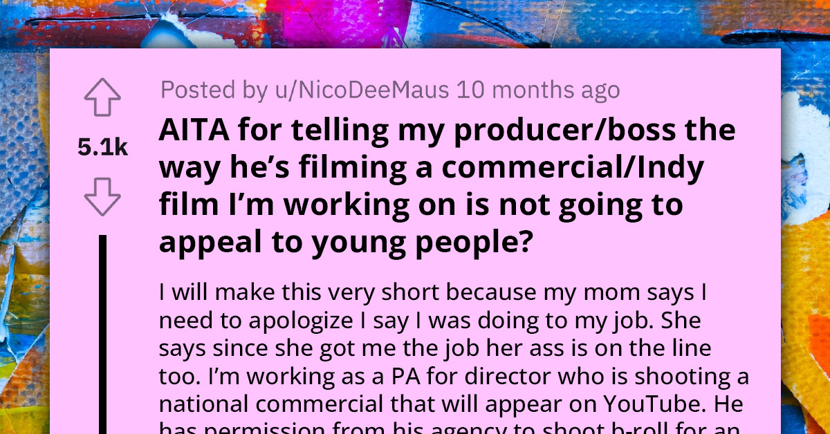 Rookie PA Kicked Off Set After Offering Unsolicited Advice To Director, Predicts Commercial's Downfall Without Their 'Expert' Guidance