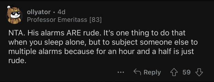 Saying that it's rude would be an understatement.