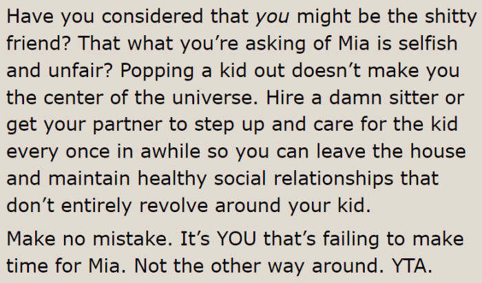 The OP Is Being Toxic, That's for Sure.