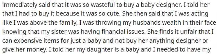 Buying a baby designers is wasteful???