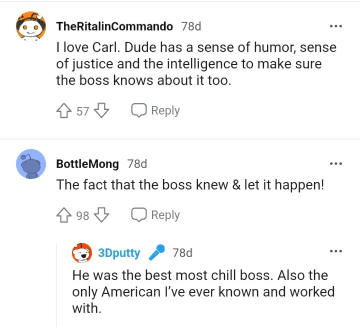 The intelligence to make sure the boss knows