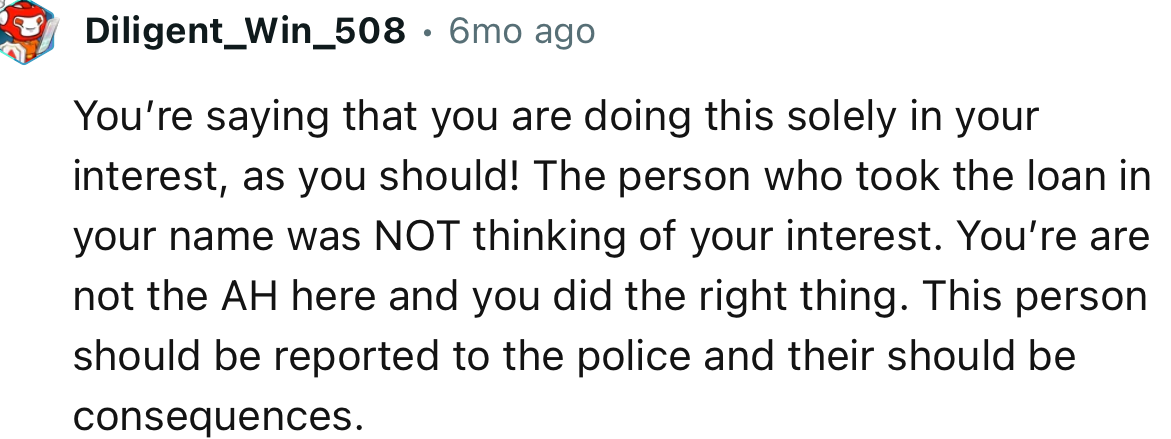 “This Person Should Be Reported to the Police, and There Should Be Consequences.”