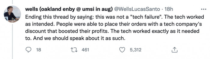 So this wasn't a technical glitch. This was a terrible mistake.