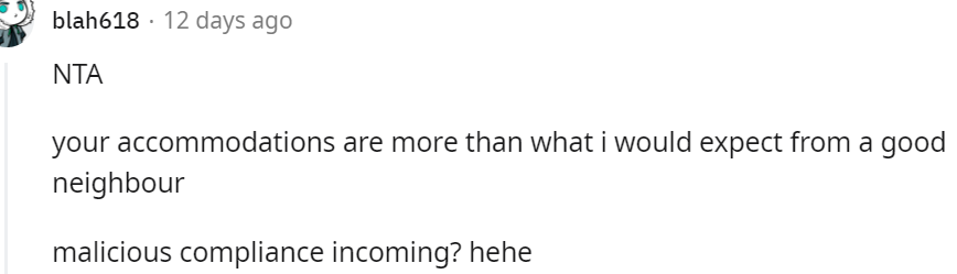 20. You have accommodated them more than enough