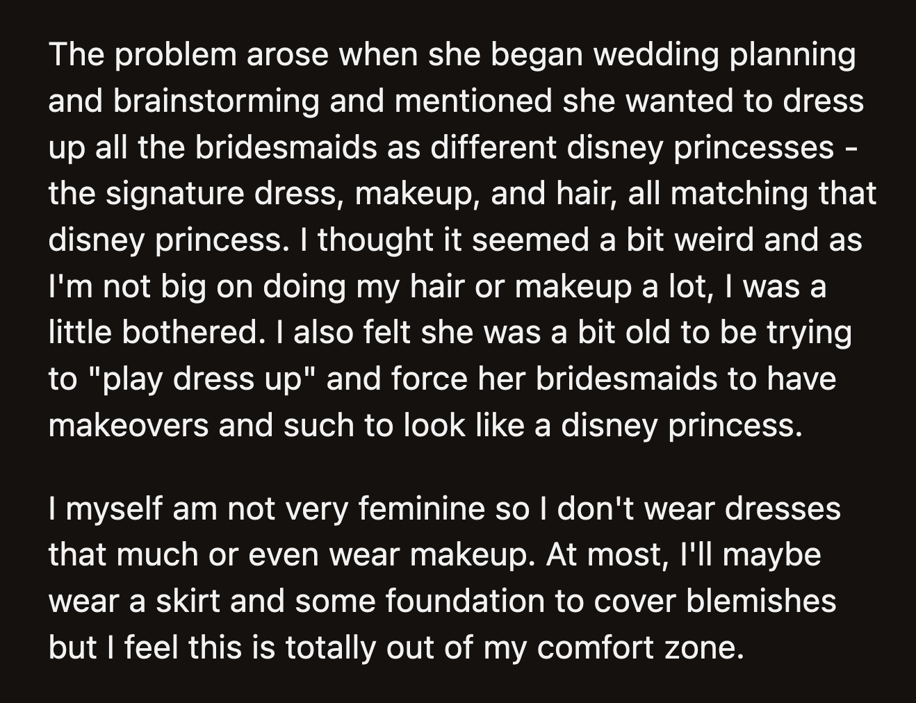 Jade repeated that they should go along with what she wanted and said she would do the same if she were a part of someone else's bridal party.