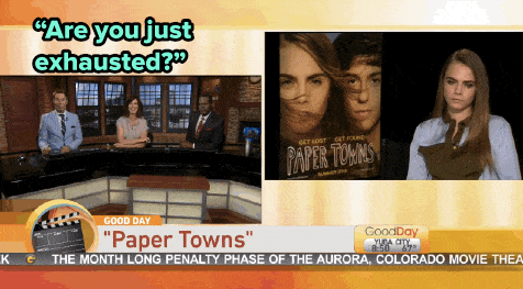 13. Moment when interviewers referred to Cara Delevingne as 