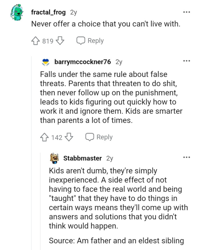 Kids are not dumb, just inexperienced