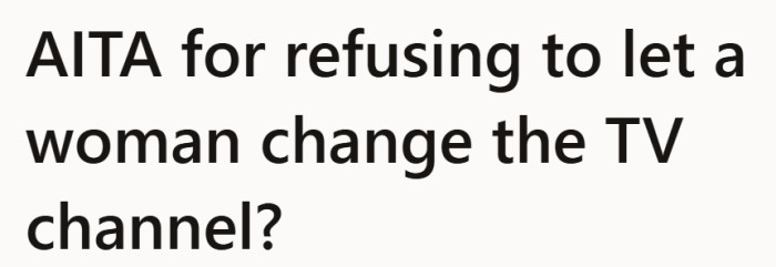 She opens with a simple question, but the situation behind it quickly becomes more complicated than it sounds.