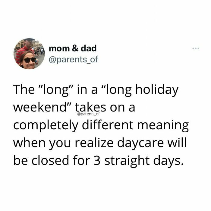 We commend stay-at-home parents because we don't know how you do it without a short break from the kids.