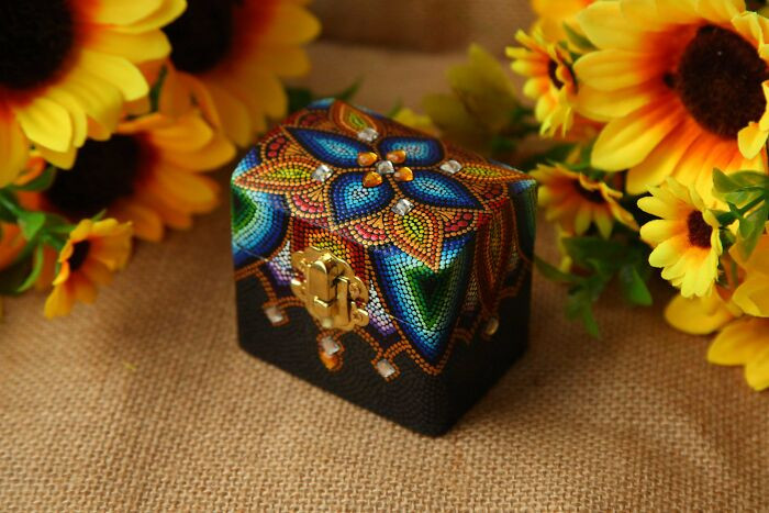 "My New Hand-Painted Wooden Box"