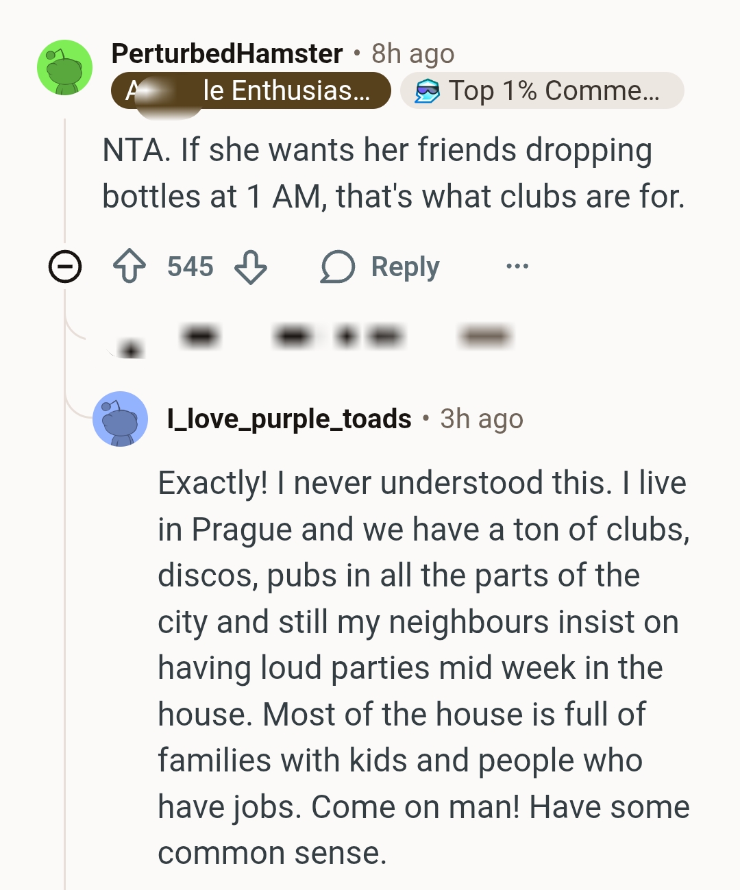She should have used a club