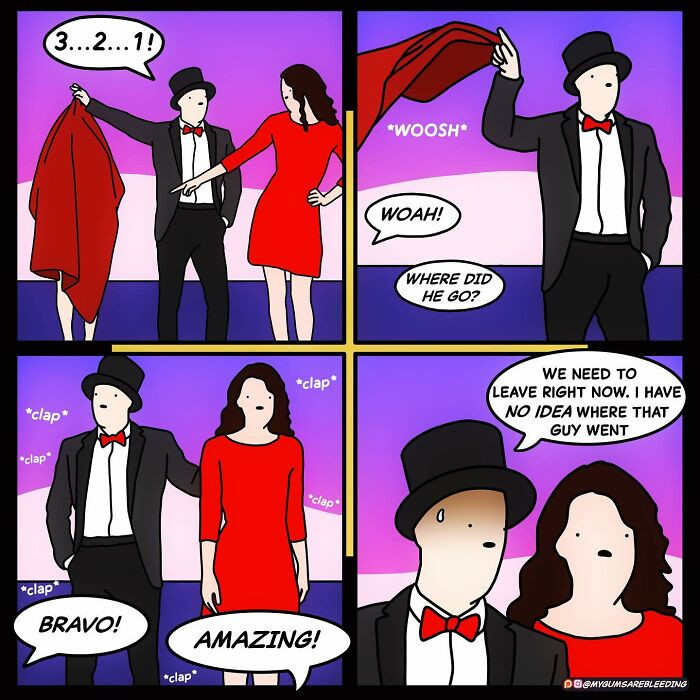 43. It's the heat trickling down his face for me