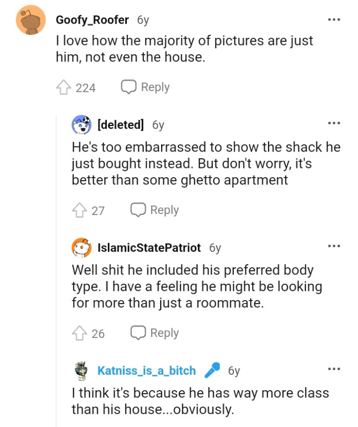 The Majority of the Pictures Are Him and Not the House