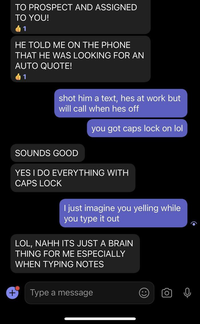"My Coworker Types In Caps On Everything, Even To Clients"