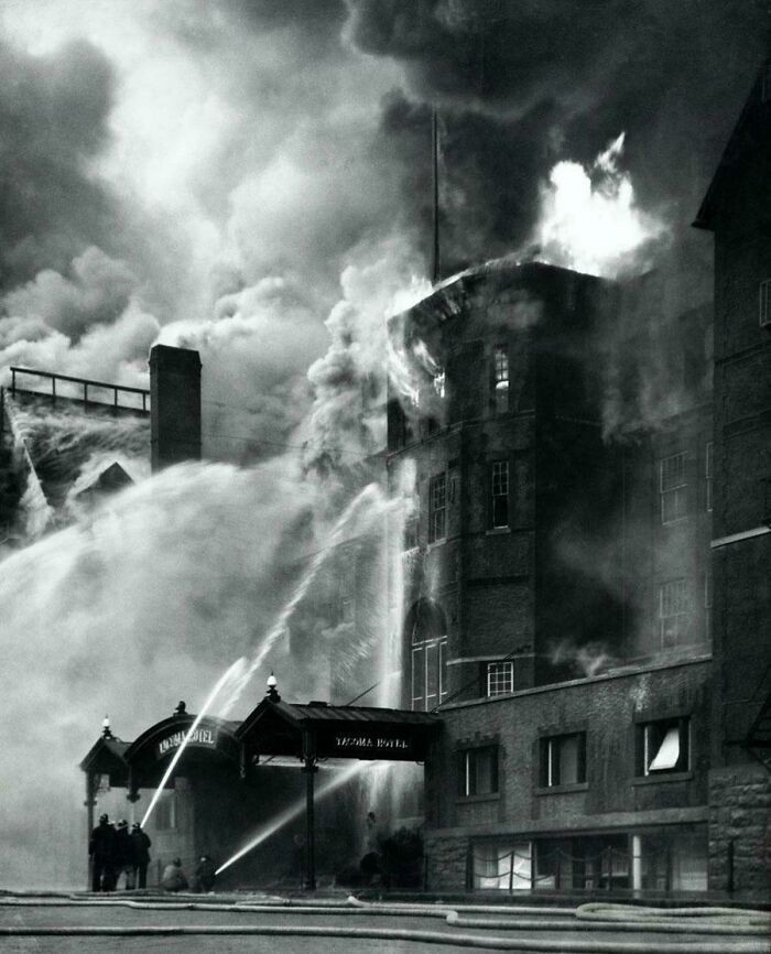 "Virna Haffer, Old Tacoma Hotel Fire, 1935"