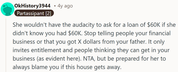 A sharp observation that turns the spotlight onto the real cost of sharing too much money talk with friends.