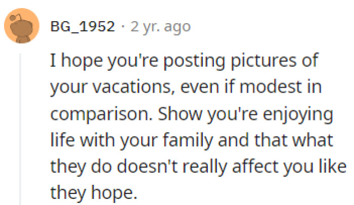 Show them that you don't need them