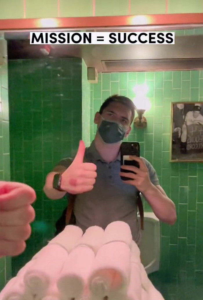 At one point, he was even recognized by staff, but that won't stop Josh