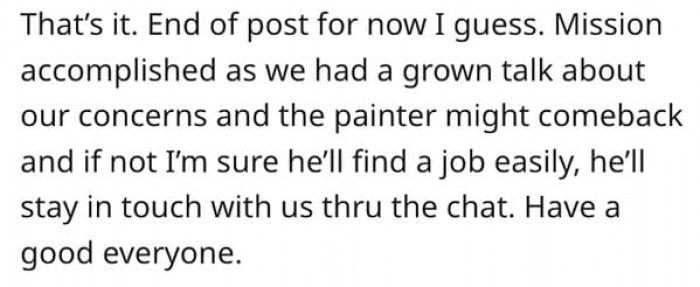 We hope management treats them fairly this time and moving forward.