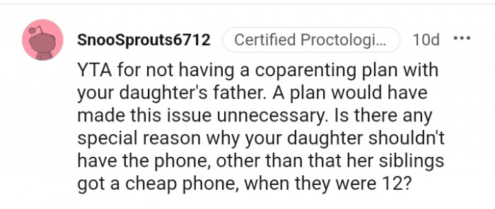 A plan would have made this issue unnecessary